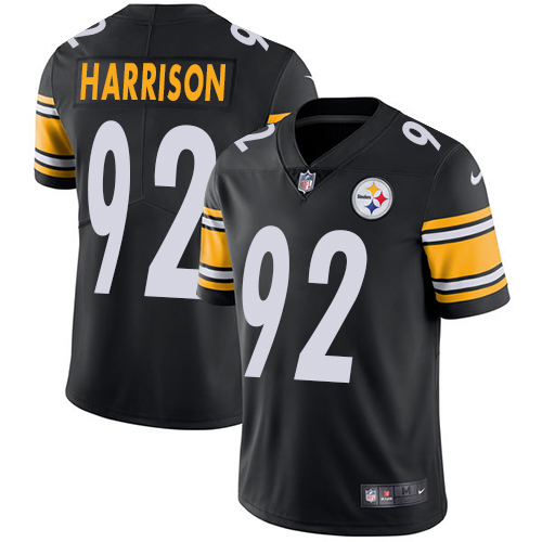 Nike Steelers #92 James Harrison Black Team Color Youth Stitched NFL Vapor Untouchable Limited Jersey